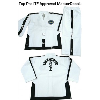 Master ITF ribbed material uniform Master ITF ribbed material uniform