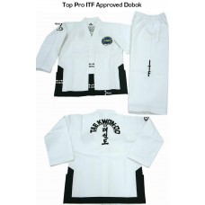 Champion ITF ribbed material uniform - sortbelter Champion ITF ribbed material uniform - sortbelter